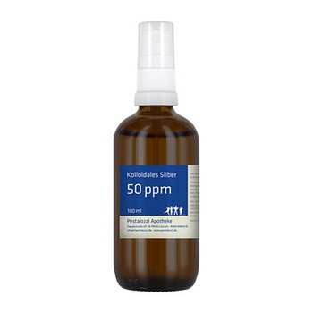 Kolloidales Silber (Silberwasser) 50 ppm mit Sprühkopf