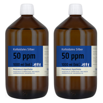 Kolloidales Silber bidest. (Silberwasser) 50 ppm