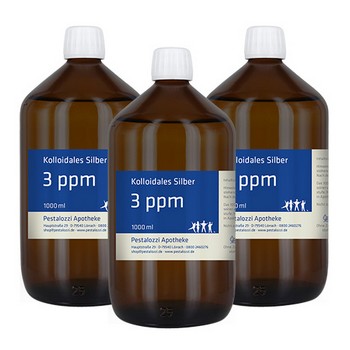 Kolloidales Silber (Silberwasser) 3 ppm